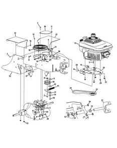 Sulky Assembly Diagram and Parts List for 56A443TH (750-XP)(2011) Cub Cadet Lawn Mower